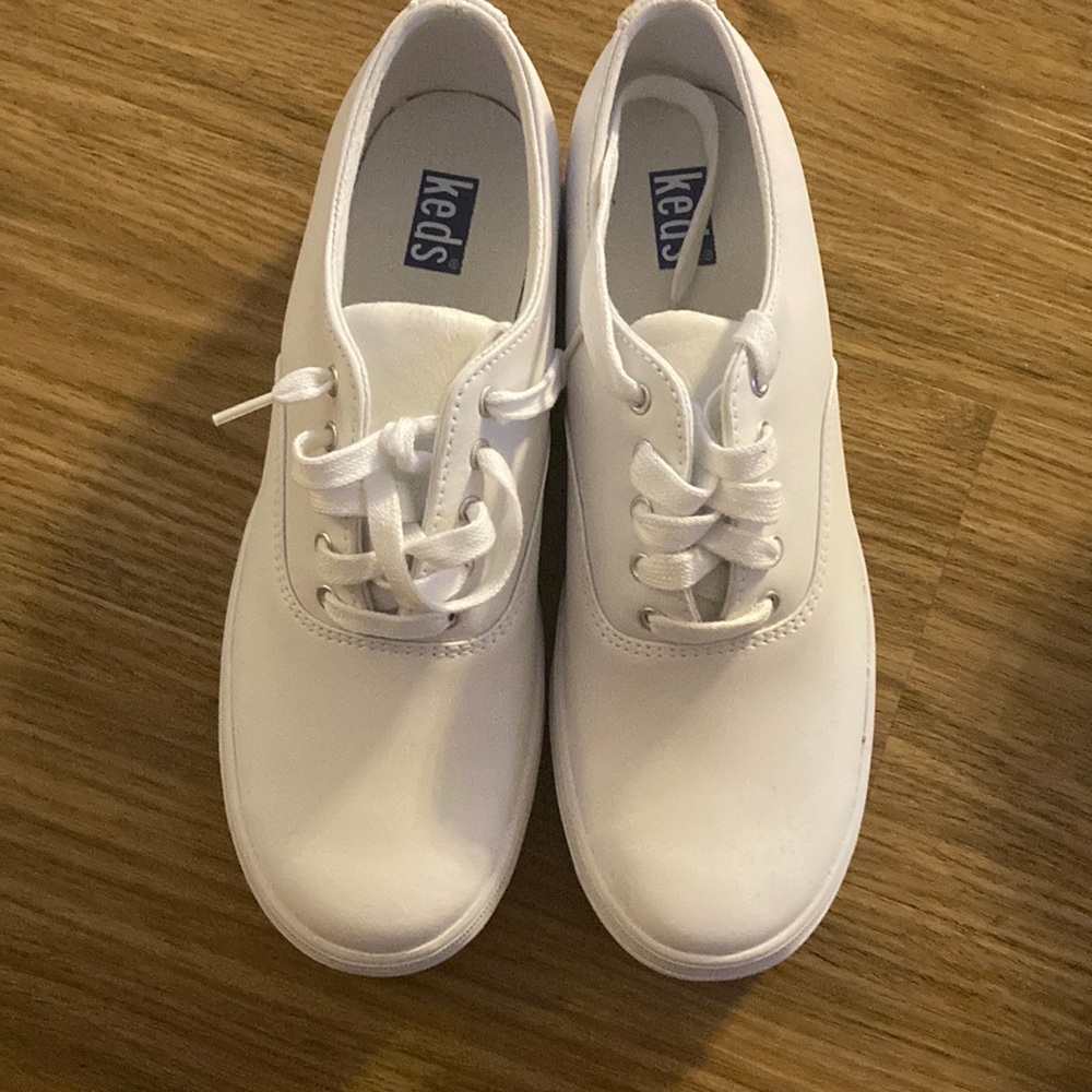 Keds Jumpkick White Leather Sneakers